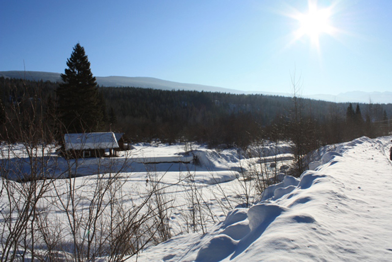 32 km Hemp Creek in winter