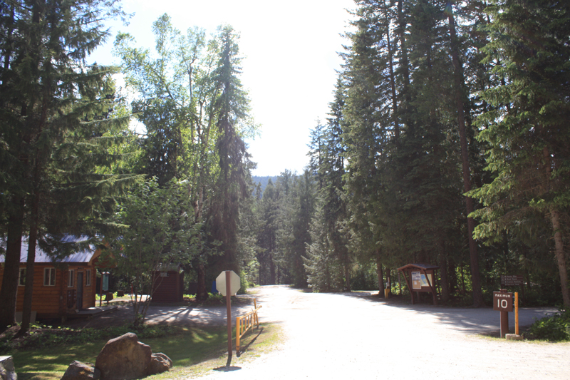 Clearwater Lake campground entrance