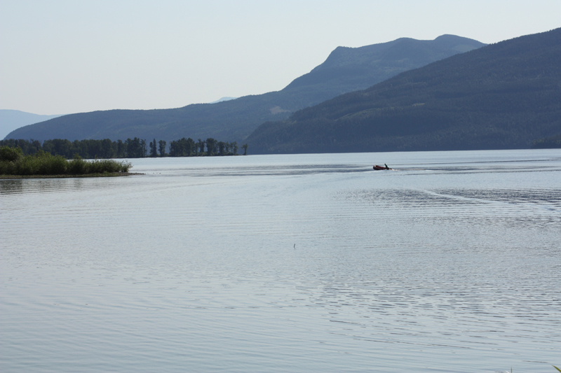 Mahood Lake fisherman