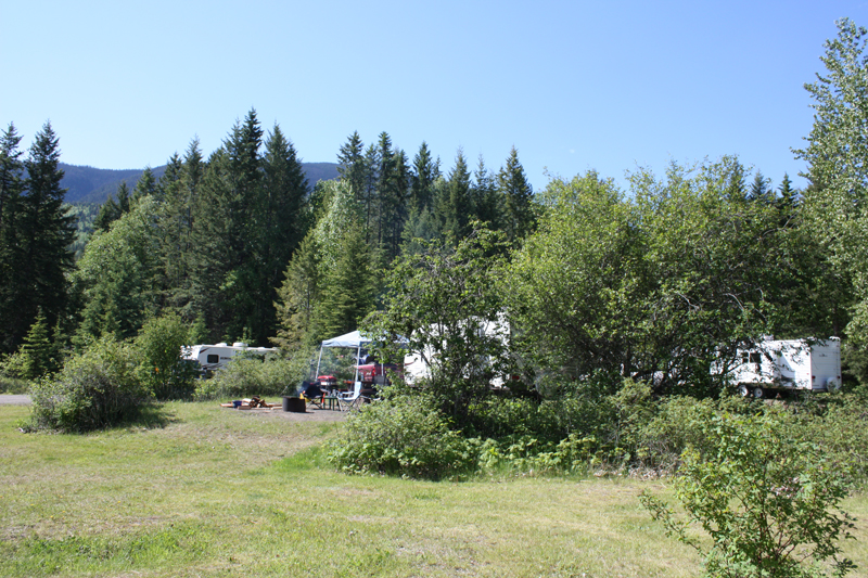 Mahood Lake campsite