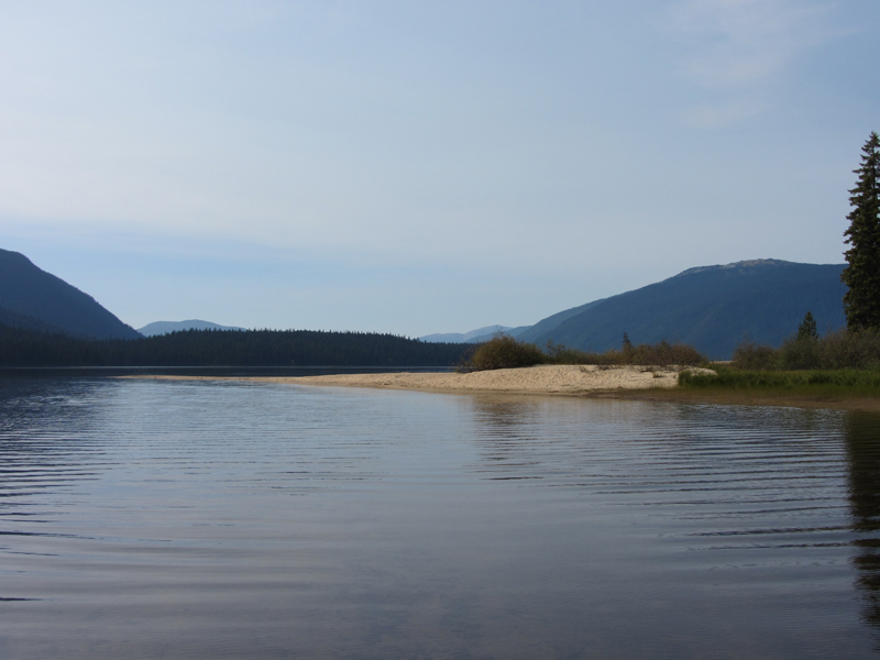 Site 2 - Murtle Lagoon South - looking towards Central Mountain