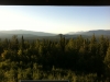 38 km Green Mountain Tower looking towards Pyramid Mountain & Clearwater Lake