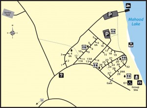 Mahood Lake Campground Map